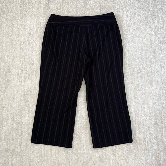 Vintage Style & Co Stripe Crop Pants 14 - Picture 4 of 10